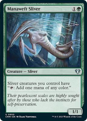 Manaweft Sliver card from Commander Masters