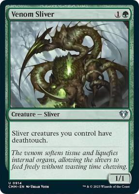 Venom Sliver card from Commander Masters
