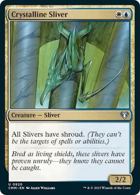 Crystalline Sliver card from Commander Masters