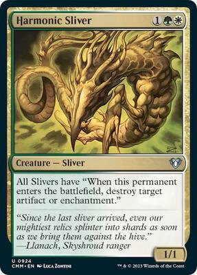 Harmonic Sliver card from Commander Masters