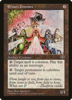 Ersatz Gnomes card from Mirage