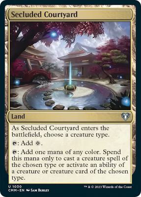 Secluded Courtyard card from Commander Masters