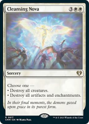 Cleansing Nova card from Commander Masters