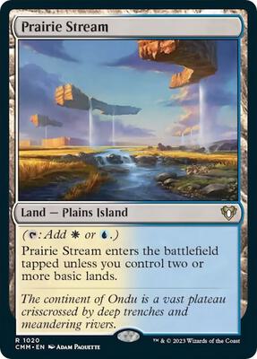 Prairie Stream card from Commander Masters
