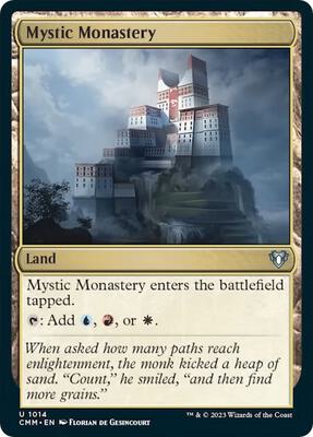 Mystic Monastery card from Commander Masters