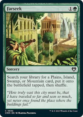 Farseek card from Commander Masters