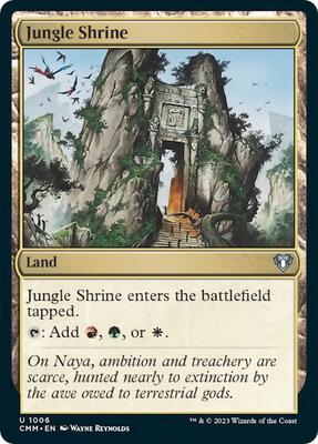 Jungle Shrine card from Commander Masters