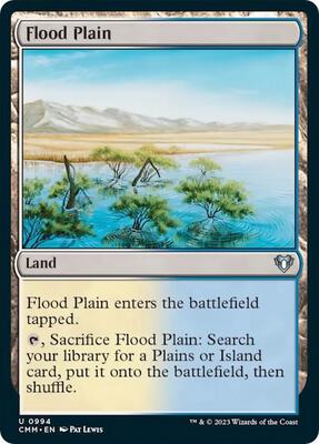 Flood Plain card from Commander Masters