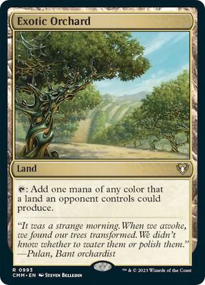 Exotic Orchard card from Commander Masters