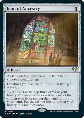 Icon of Ancestry card from Commander Masters