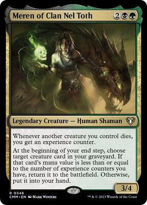 Meren of Clan Nel Toth card from Commander Masters