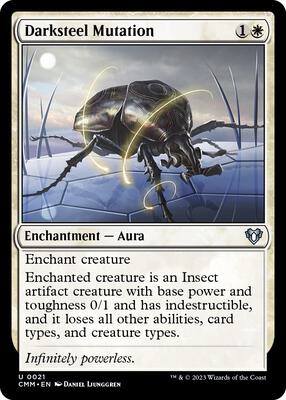 Darksteel Mutation card from Commander Masters