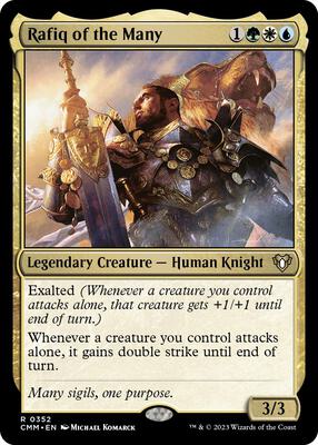 Rafiq of the Many card from Commander Masters