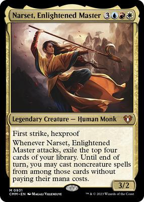 Narset, Enlightened Master card from Commander Masters