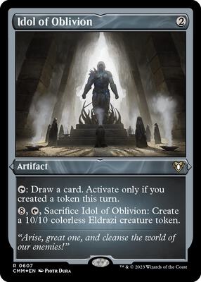 Idol of Oblivion (Foil Etched) card from Commander Masters