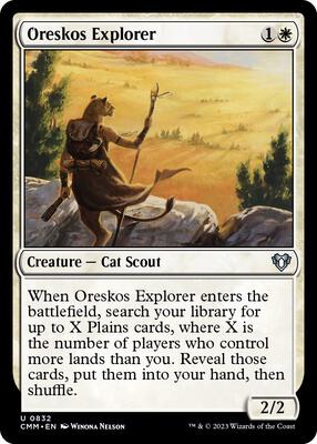 Oreskos Explorer card from Commander Masters