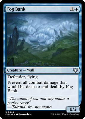 Fog Bank card from Commander Masters