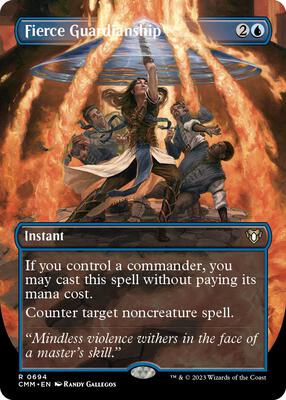 Fierce Guardianship (Borderless) card from Commander Masters