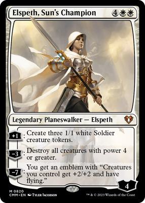 Elspeth, Sun's Champion card from Commander Masters