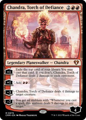 Chandra, Torch of Defiance card from Commander Masters
