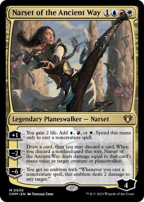 Narset of the Ancient Way card from Commander Masters