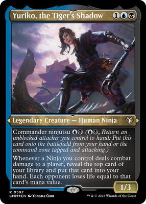 Yuriko, the Tiger's Shadow (Foil Etched) card from Commander Masters