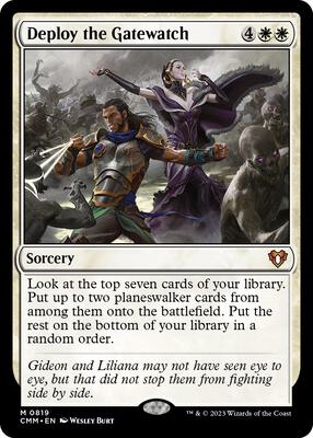 Deploy the Gatewatch card from Commander Masters