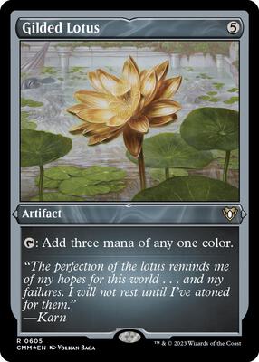 Gilded Lotus (Foil Etched) card from Commander Masters