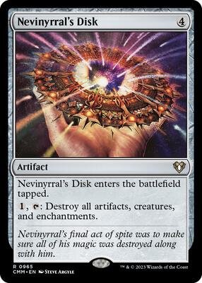 Nevinyrral's Disk card from Commander Masters