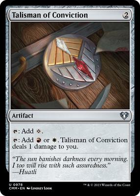 Talisman of Conviction card from Commander Masters