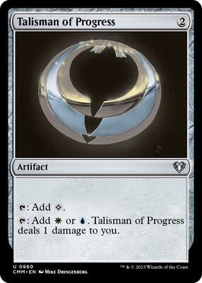Talisman of Progress card from Commander Masters
