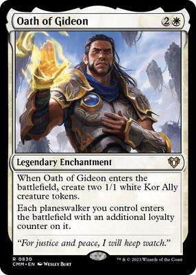 Oath of Gideon card from Commander Masters