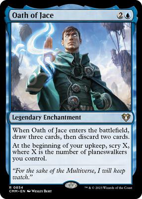 Oath of Jace card from Commander Masters
