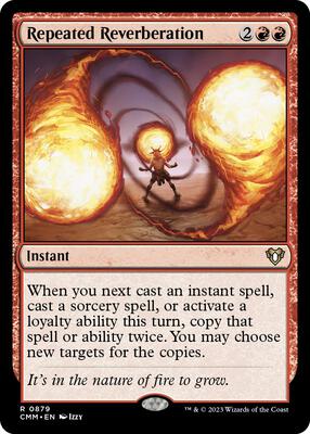 Repeated Reverberation card from Commander Masters