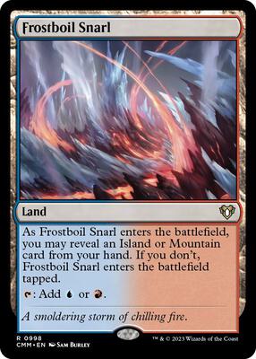 Frostboil Snarl card from Commander Masters