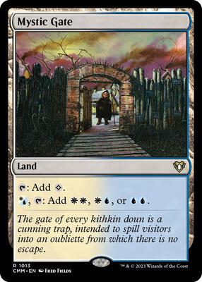 Mystic Gate card from Commander Masters
