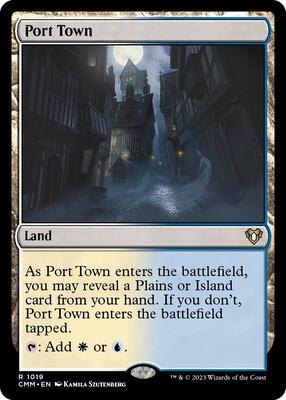 Port Town card from Commander Masters