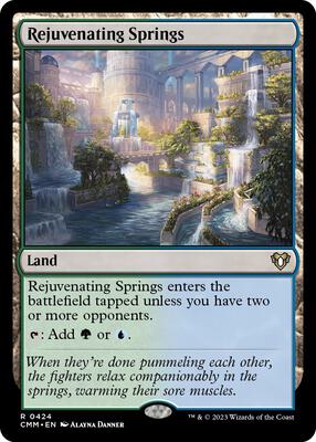 Rejuvenating Springs card from Commander Masters