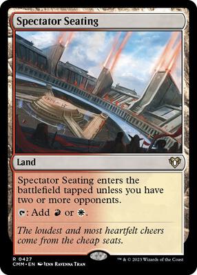 Spectator Seating card from Commander Masters
