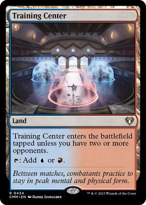 Training Center card from Commander Masters