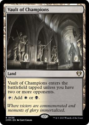 Vault of Champions card from Commander Masters