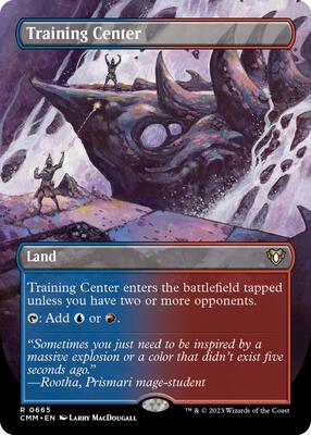 Training Center (Borderless) card from Commander Masters