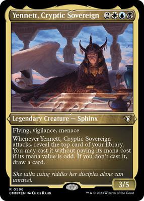 Yennett, Cryptic Sovereign (Foil Etched) card from Commander Masters
