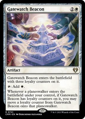 Gatewatch Beacon card from Commander Masters