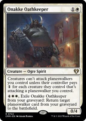 Onakke Oathkeeper card from Commander Masters