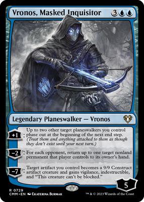 Vronos, Masked Inquisitor card from Commander Masters