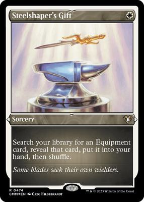 Steelshaper's Gift (Foil Etched) card from Commander Masters