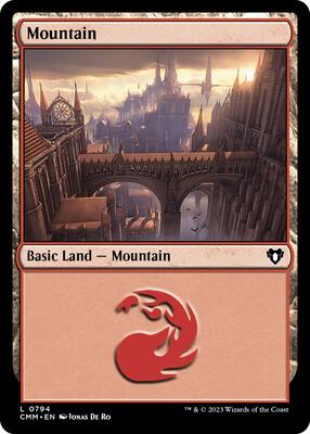 Mountain (0794) card from Commander Masters