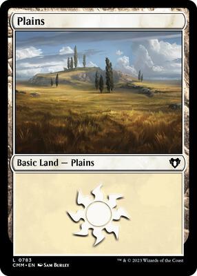 Plains (0783) card from Commander Masters