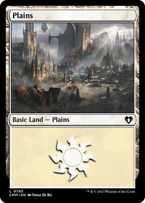 Plains (0785) card from Commander Masters